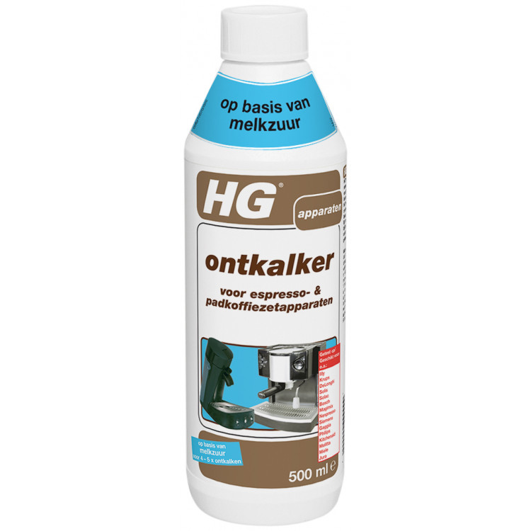 HG KOFFIEMACHINE ONTKALKER MELKZUUR 0,5L