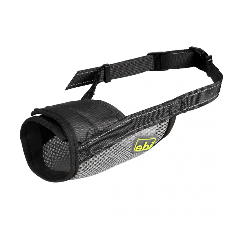 MUILBAND MESH M - 15-36cm / Ø17-21cm zwart