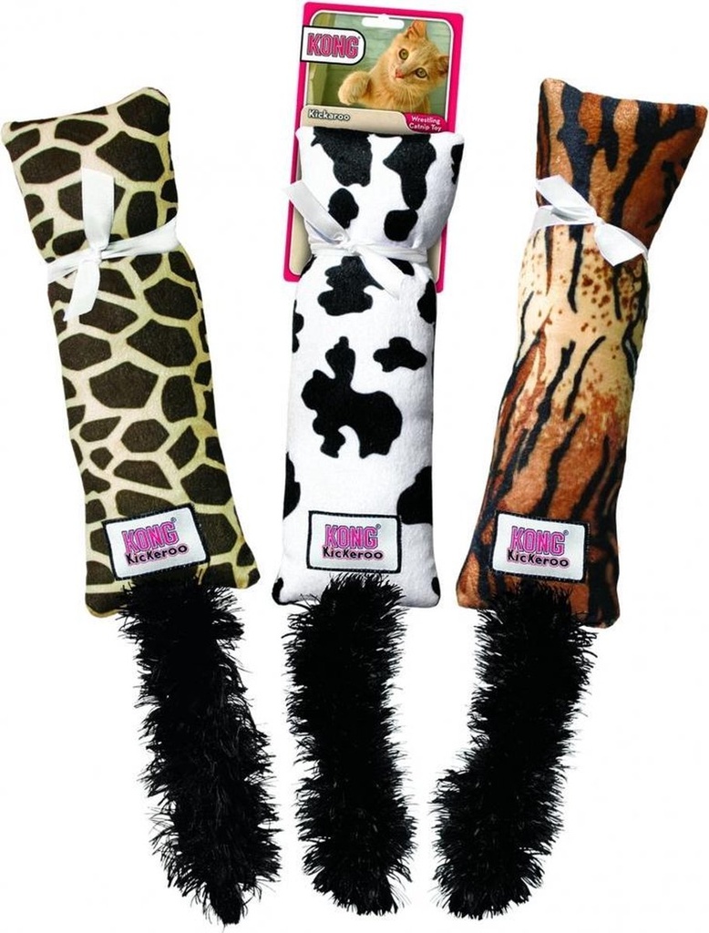 Speeltje Kong cat kickeroo stix 3x35x3cm gemengde