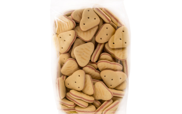 Koekhartjes met zalm 400gr