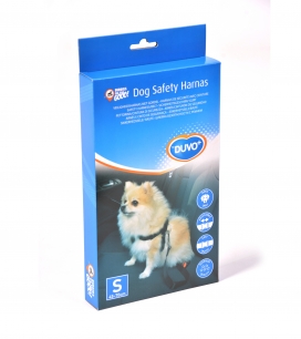 Veiligheidsharnas hond auto S 45-70cm