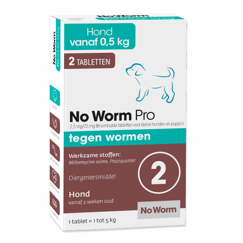 Exil No Worm Pro Puppy 0,5 tot 10 kg 2st