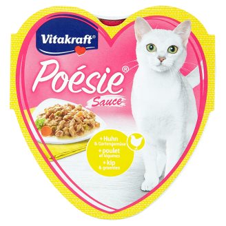 ! # Poèsie + kip en groente 85 gr kat op=op