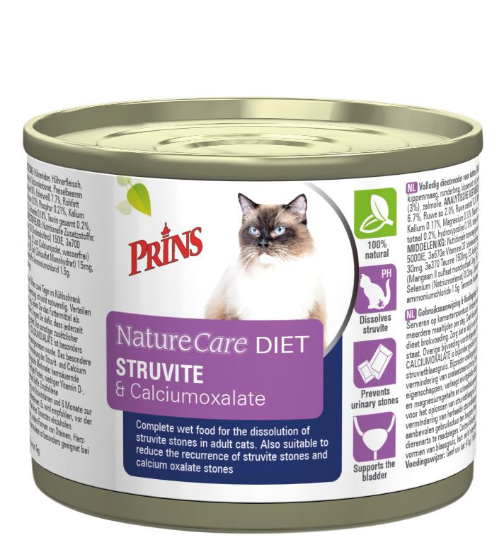 Prins Dieet NatureCare Struvite / Calciumoxalate 200 gr