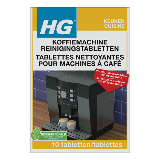 HG KOFFIEMACHINE REINIGINGSTABLET 10ST