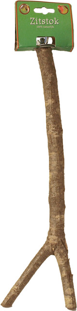 Houten zitstok + schroefdraad 40cm