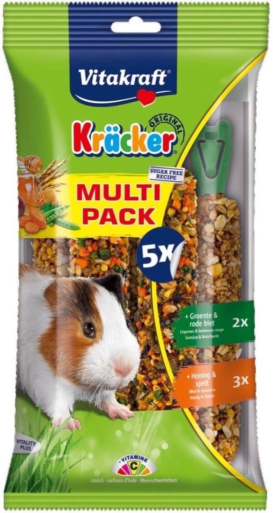 V * Vitakraft Kräcker Multipack cavia, 5 st
