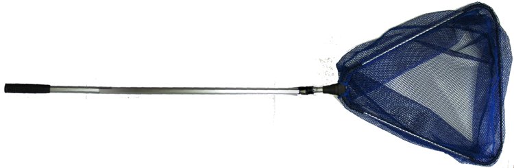 Stekkie Opklapbaar Schepnet (Blue Rubbercoated)