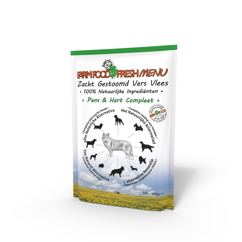 Farm Food Fresh Menu 300 G pens/hart