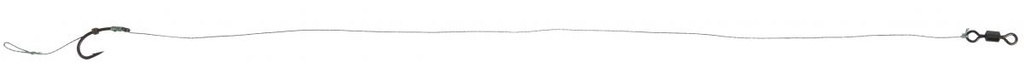 LFT 2pack Coated Basic Carp Rig (2x6) Barbed (+Free Stopper)
