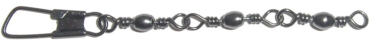 LFT Trout 3-Joint Swivels with Snap 10pcs. 16