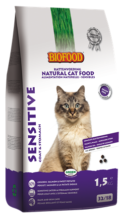 Biofood Kat Premium sensitive 1,5 kg