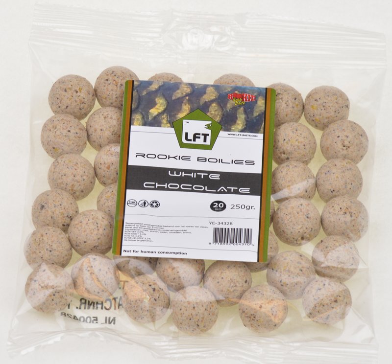 LFT Rookie Carp Boilies 250gr. 20mm. White Chocolate