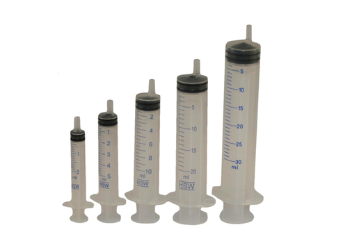 Wegwerpspuit 3-delig Slip 3ml