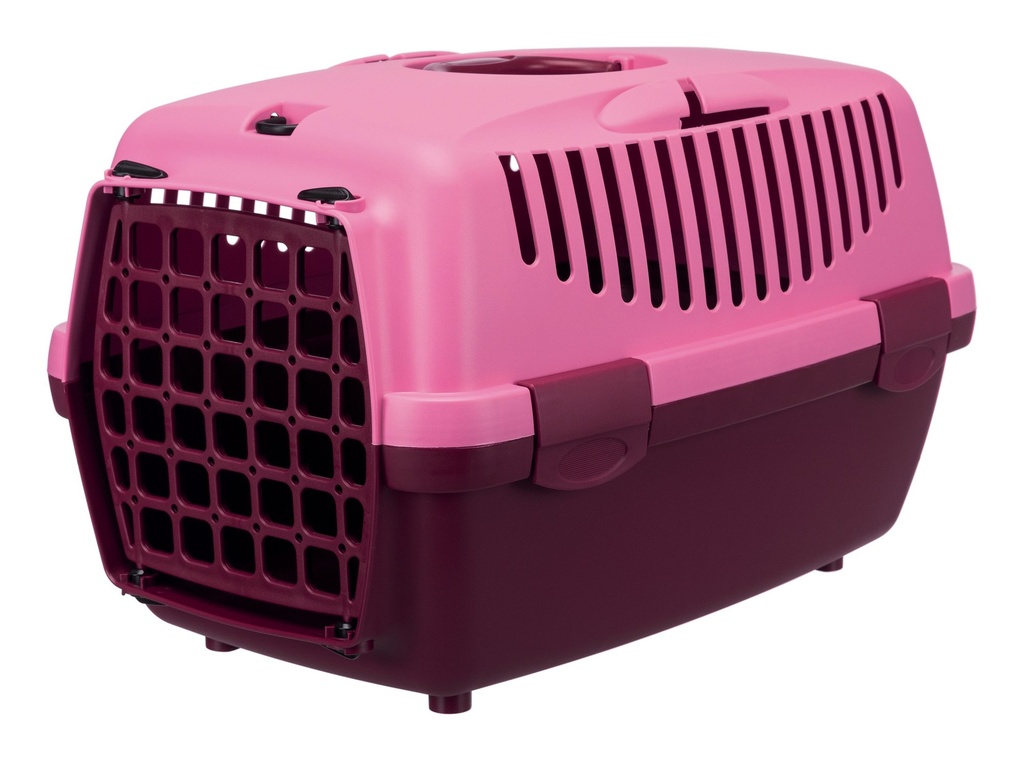 Vervoersbox Capri 1, XS: 32 × 31 × 48 cm, bes/pink