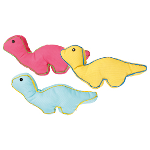 DOG TOY DAISY DINO 3 ASSORTIMENT