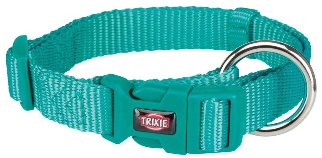 Premium Halsband, S–M: 30–45 cm/15 mm, oceaan blauw