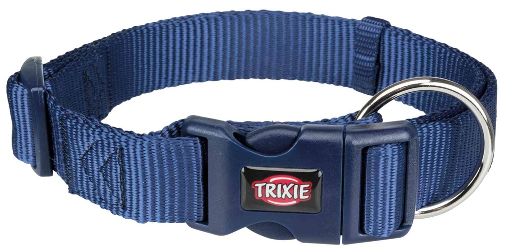 Premium Halsband, L–XL: 40–65 cm/25 mm, indigo