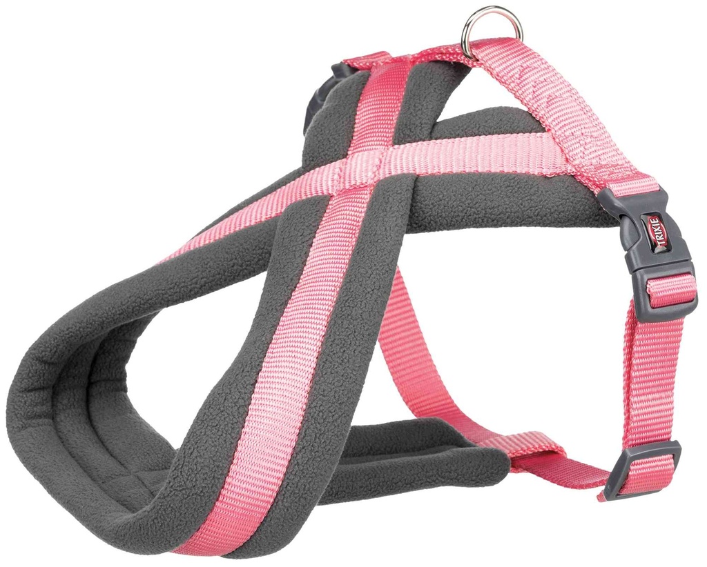 Premium Touren Tuig, L–XL: 70–100 cm/25 mm, roze