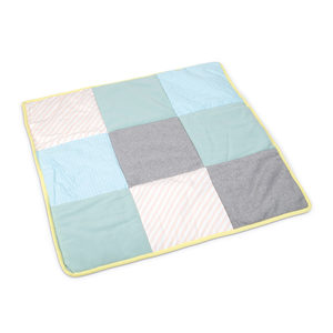 BZ PUPPY PLAID QUILTY 105X105