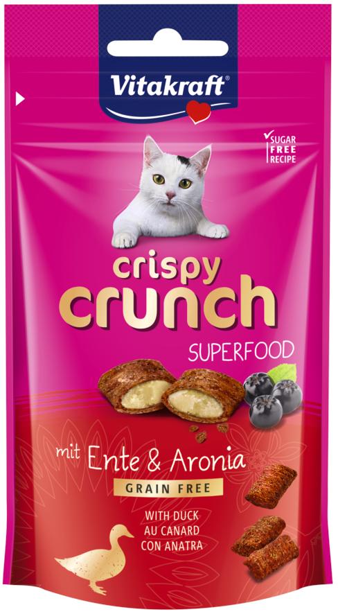 V* Vitakraft Crispy Crunch Eend/Aronia superfood 60gr