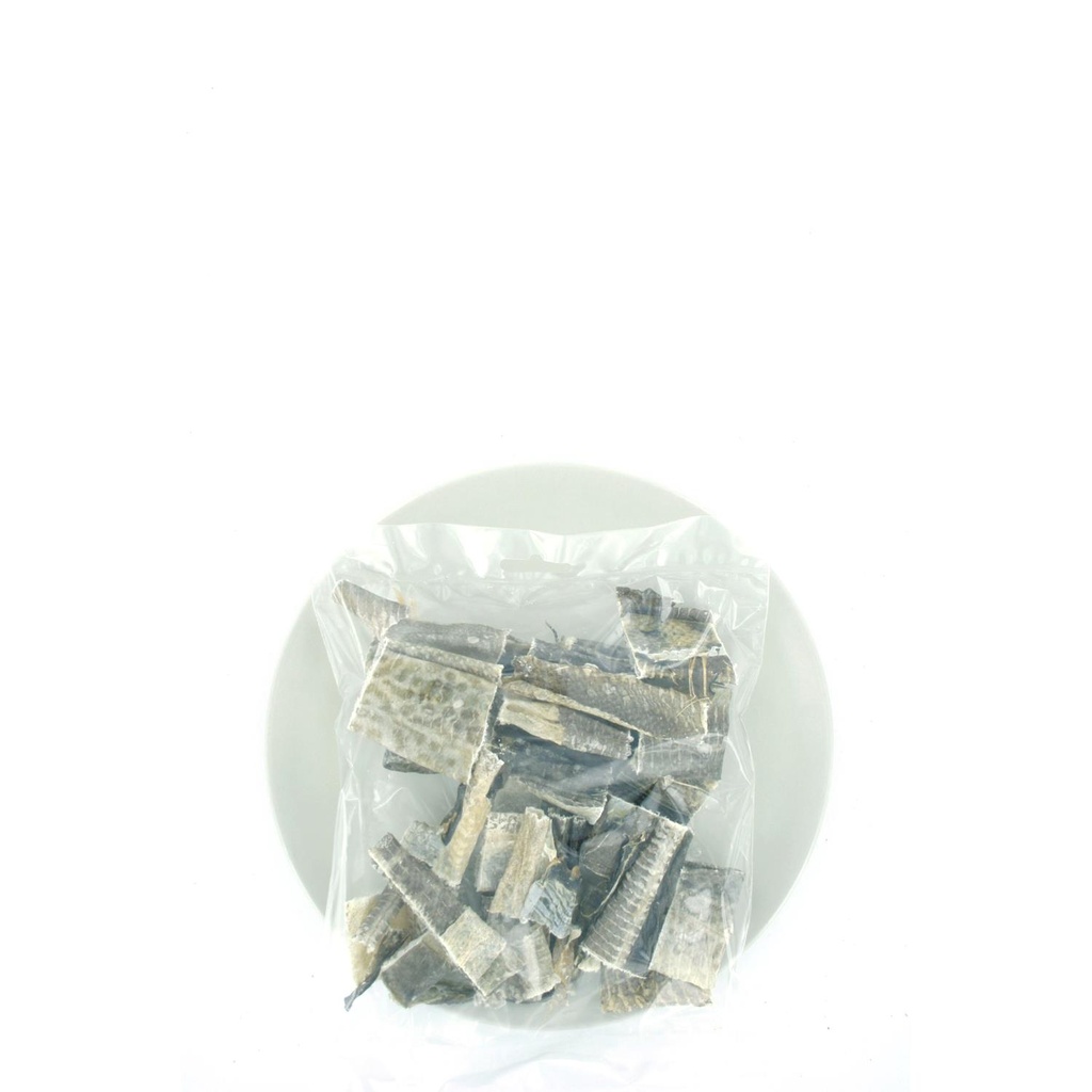 Kabeljauwhuid stukjes 100gr