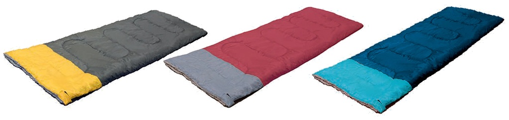 Camp Life Slaapzak 190x75cm (assorti-3)