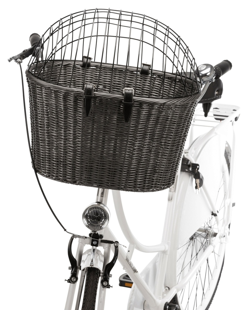 Stuur-Fietsmand, 44 × 34 × 41 cm, antraciet