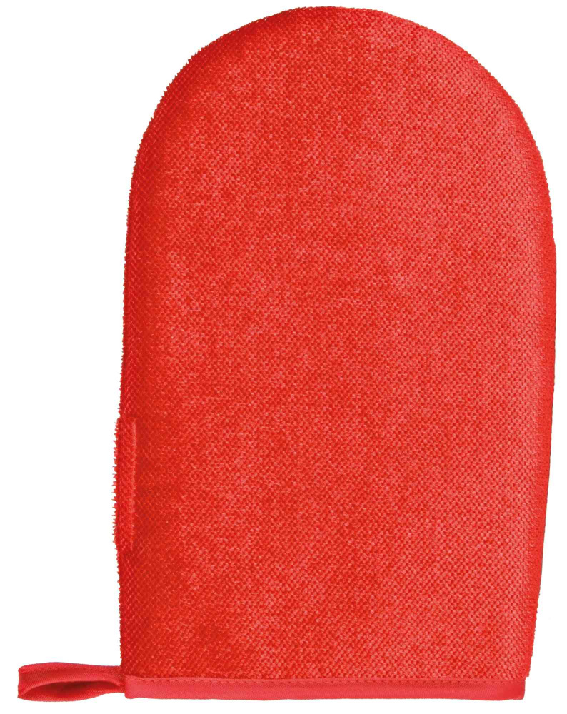 Pluizen-Handschoen, dubbelzijdig, rood