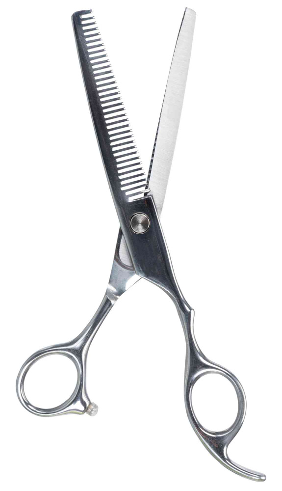 Prof.-Effileerschaar, enkelzijdig, RVS, 18 cm