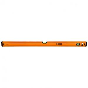 Waterpas 80cm 0,5mm/m, 2 Libellen, Acryl Glas, 1,5mm Matteriaal Dikte