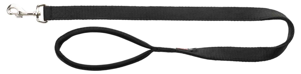 Premium riem, extra lang, M–L: 1,80 m/20 mm, zwart