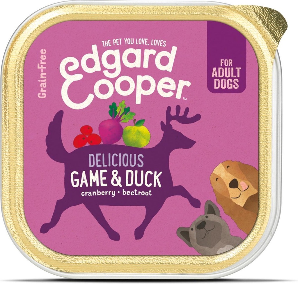Edgard & Cooper hond kuipje wild box 150gr