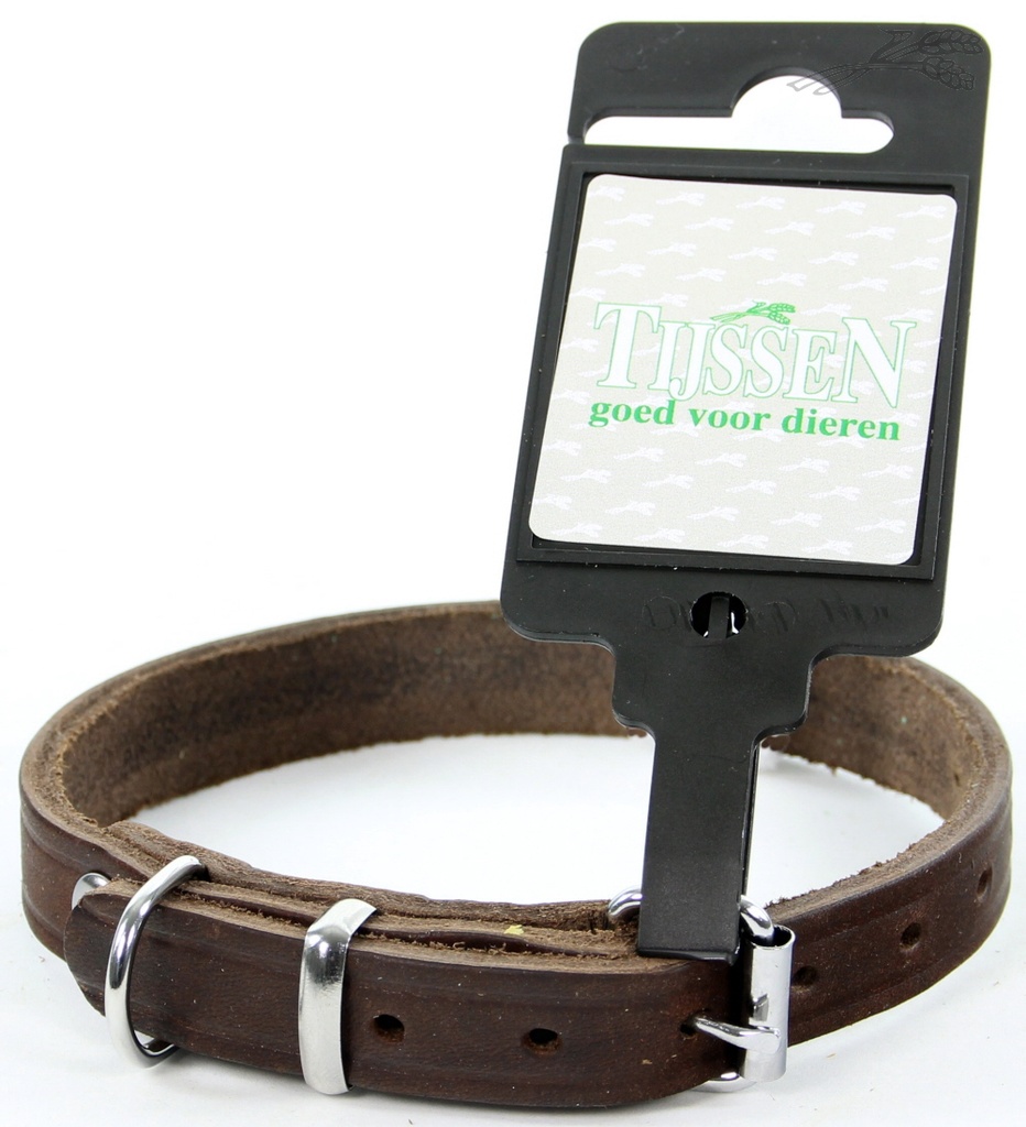 Halsband Vetleer Bruin 16mm x 40cm