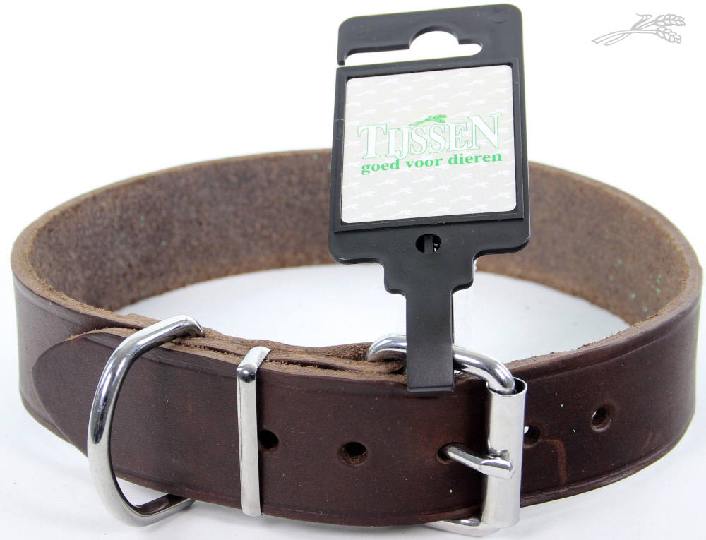 Halsband Vetleer Bruin 35mm x 60cm