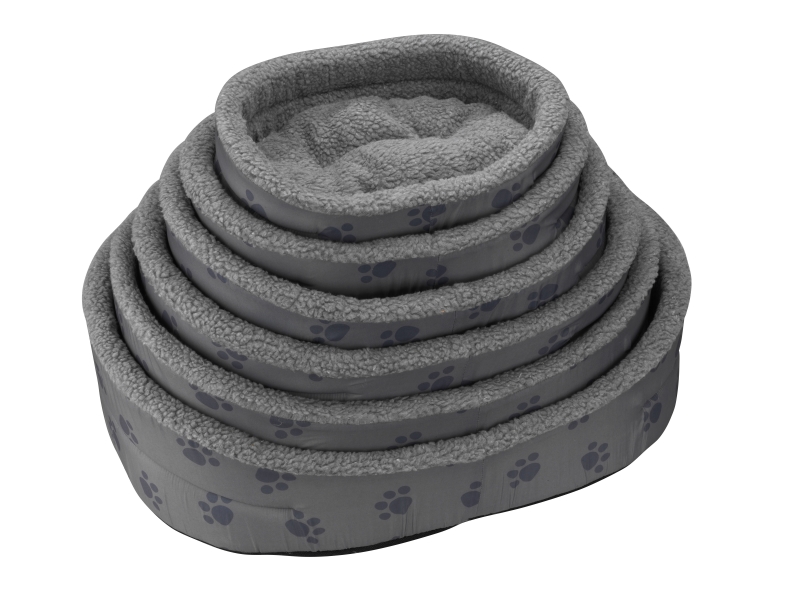 Pet Bedpaw & Sheepskin 43CM grijs