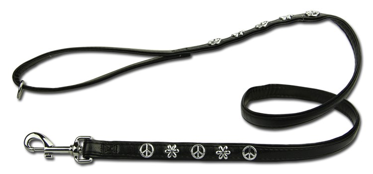 Artleather Peace black 120cmx20mm