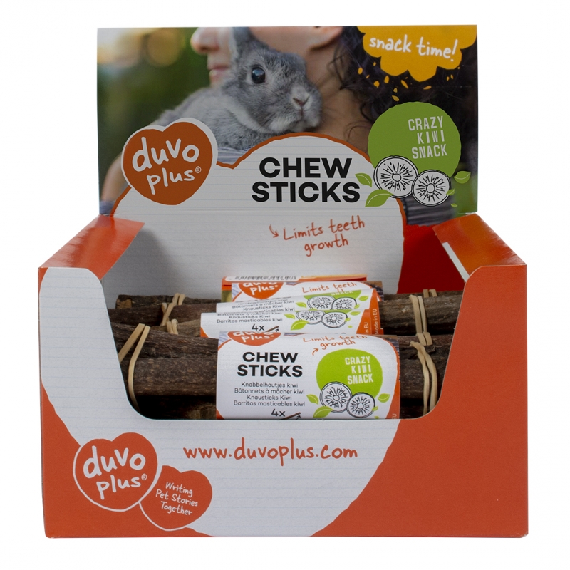 Knabbelhoutjes kiwi 4st