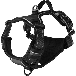 HARNAS BALOU ZWART M 50-65CM*25MM