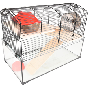HAMSTERKOOI VITRU ZWART 1