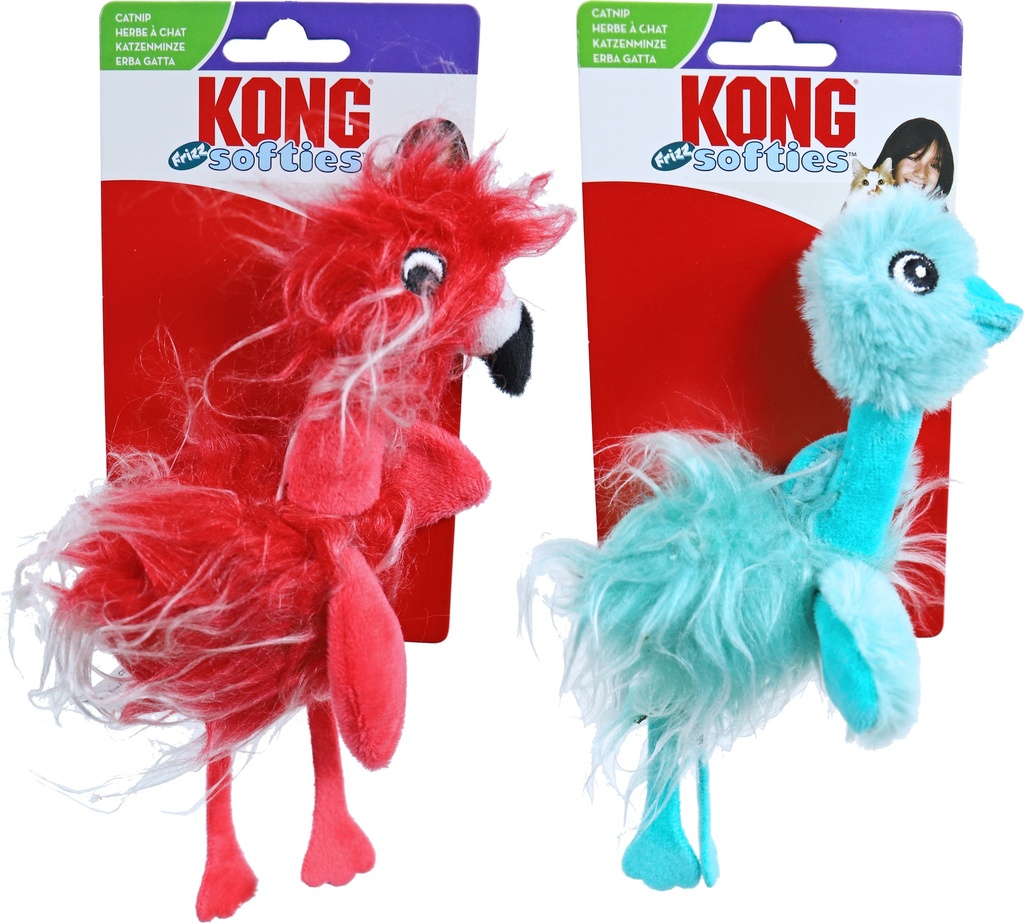 Kong Kat Softies Frizz Bird ass.
