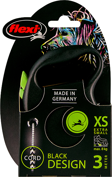 ROLLIJN BLACK DESIGN CORD XS GROEN 3 MTR