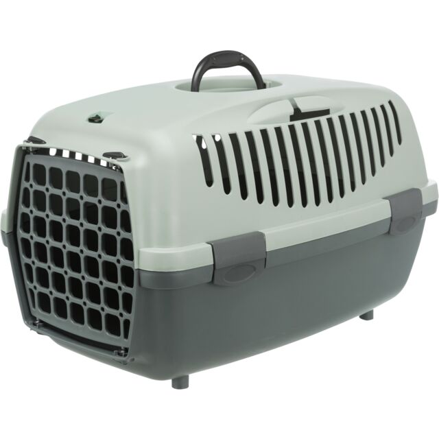 Be Eco vervoersbox Capri 1, XS: 32 × 31 × 48 cm, antraciet/grijs-groen