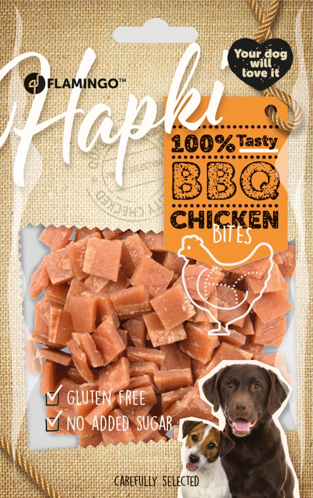 HAPKI BBQ CHICKEN BITES 85 GRAM