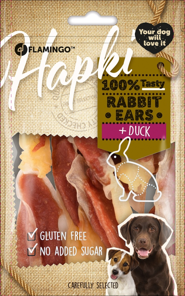 HAPKI RABBIT EAR WRAPPED MET EEND 85 GRAM