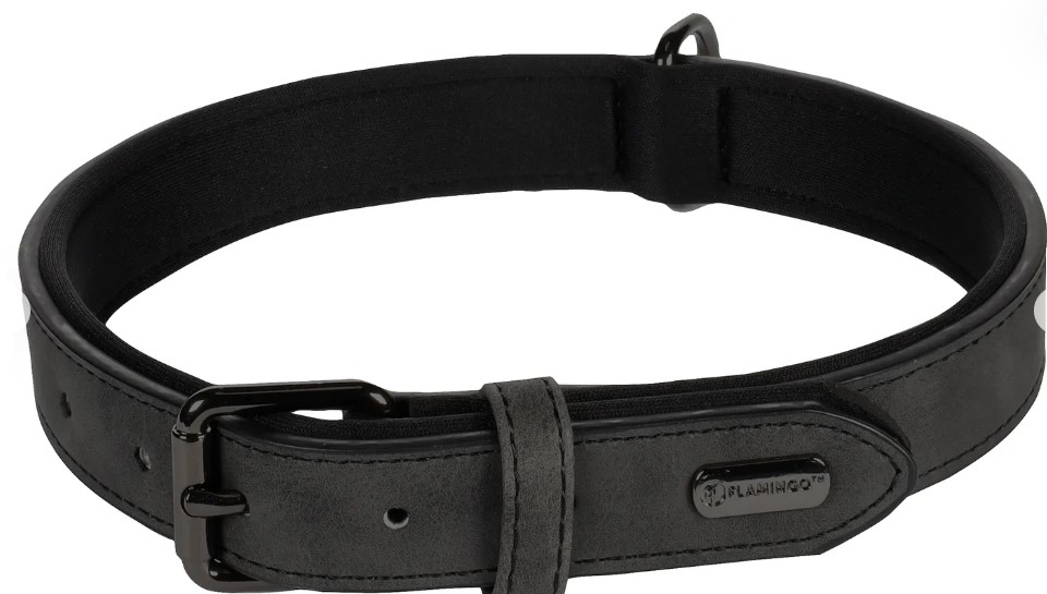 HALSBAND DELU ZWART 42/52CM 25MM