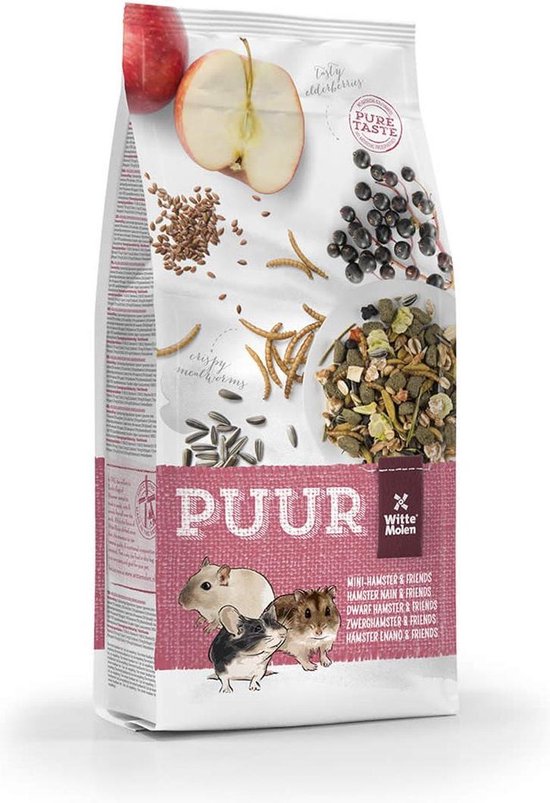 PUUR MINI-HAMSTER & FRIENDS 400GR