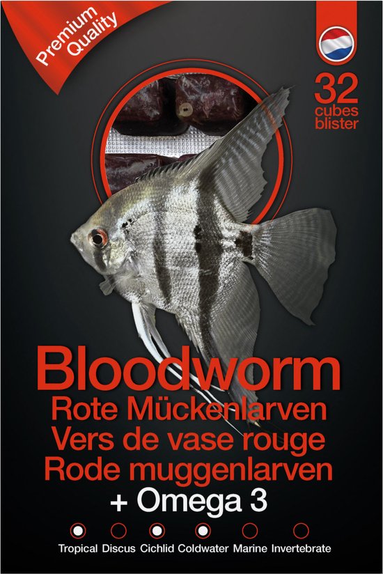 DS Rode Muggenlarven Omega3 100gram
