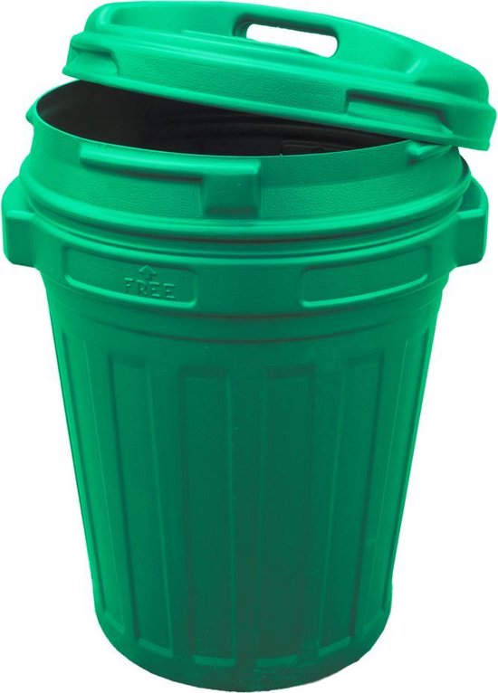 Voerton met draaisluiting 70 liter Green