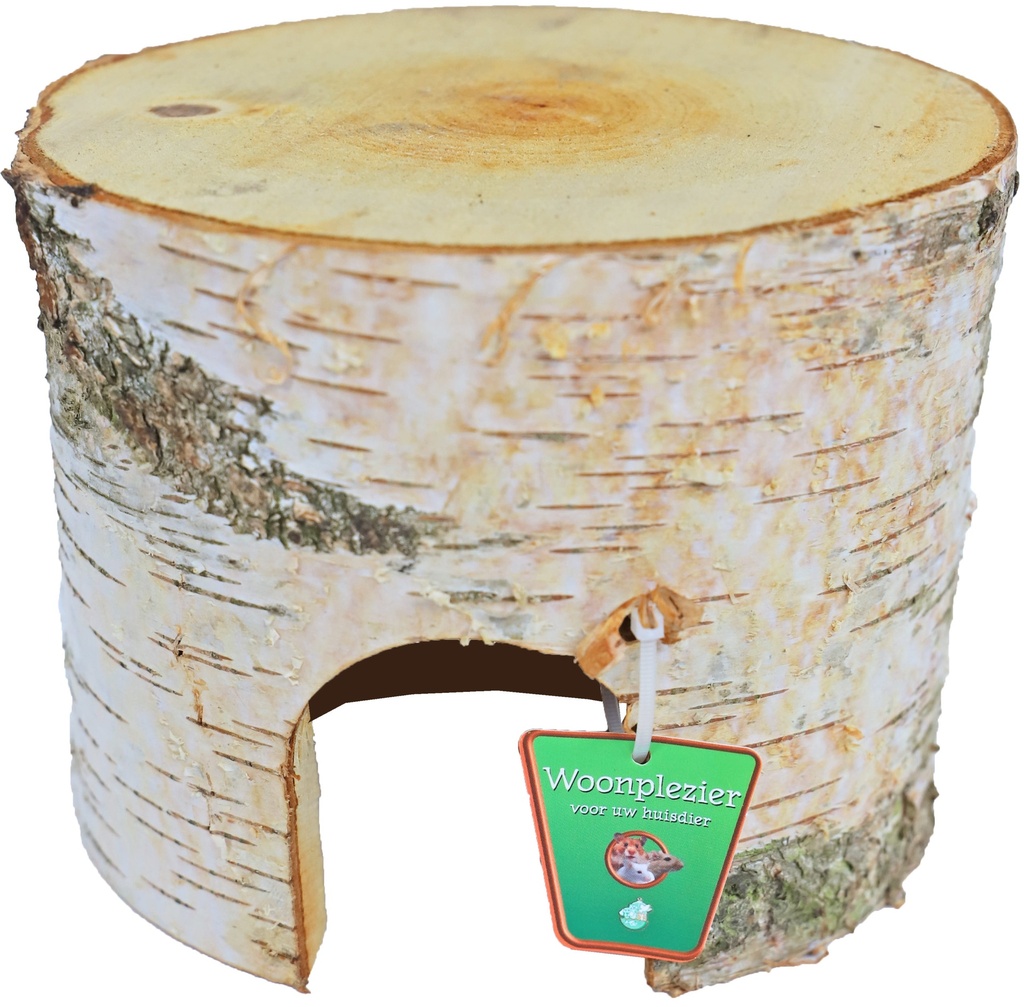BERKENHUIS KNAAGDIER ROND MEDIUM 14 CM